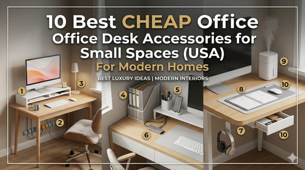 10 Best Cheap Office Desk Accessories for Small Spaces (USA)