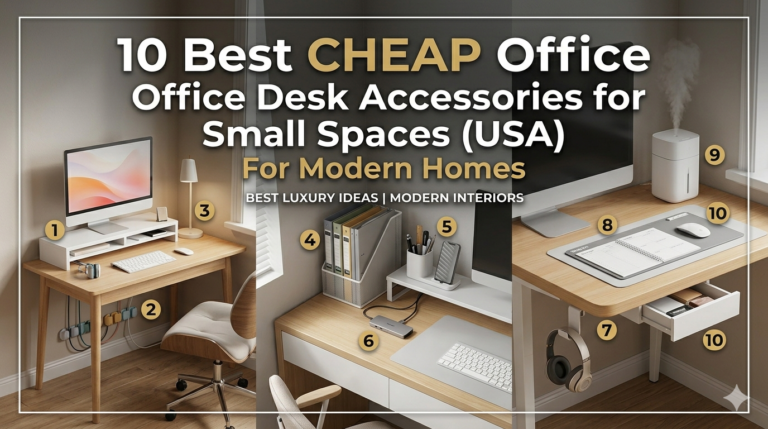 10 Best Cheap Office Desk Accessories for Small Spaces (USA)