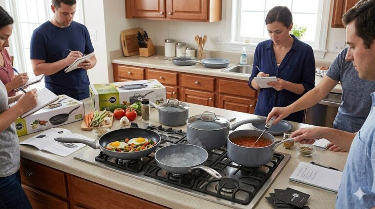 GreenPan Valencia Pro ceramic cookware real testing kitchen USA