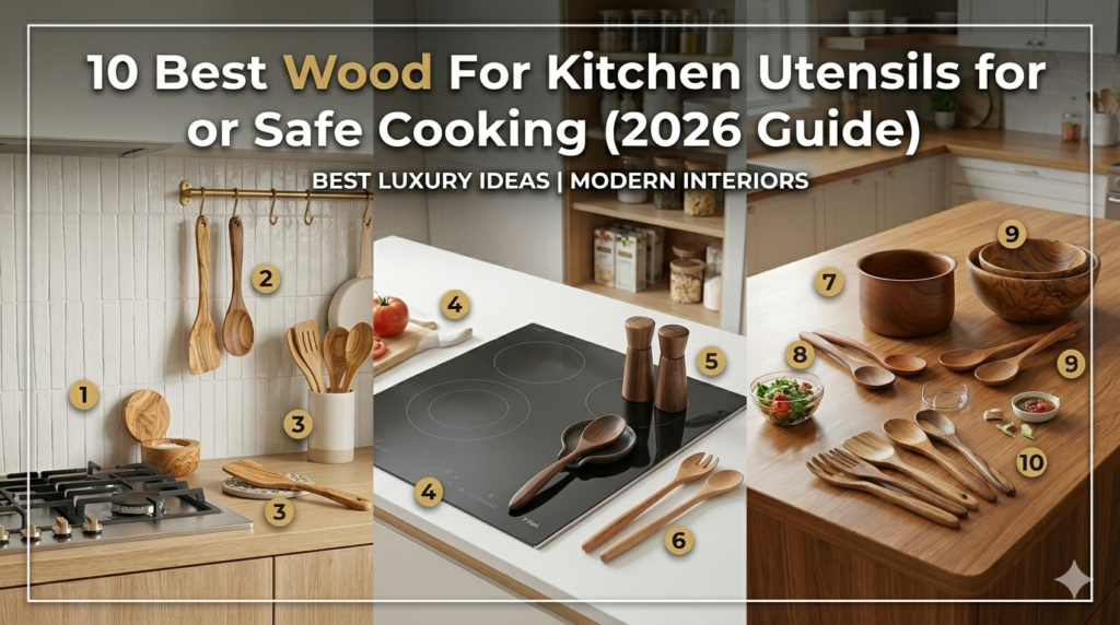 10 Best Wood For Kitchen Utensils for Safe Cooking (2026 Guide)