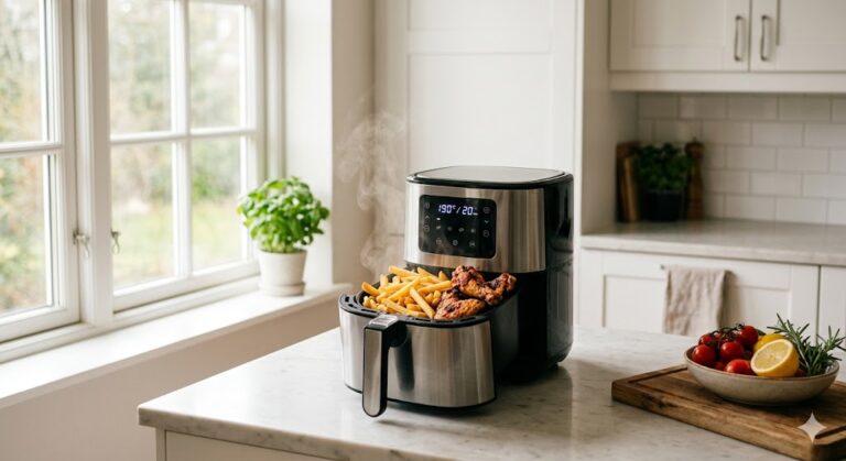 best small air fryer for 2 people in kitchen