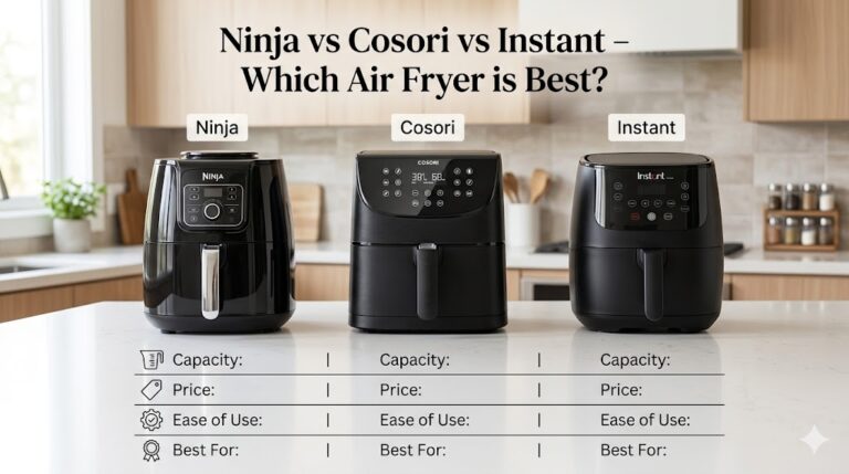 Ninja Cosori Instant air fryer comparison