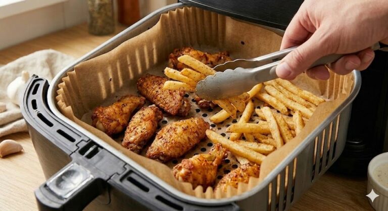 perforated parchment paper air fryer cooking